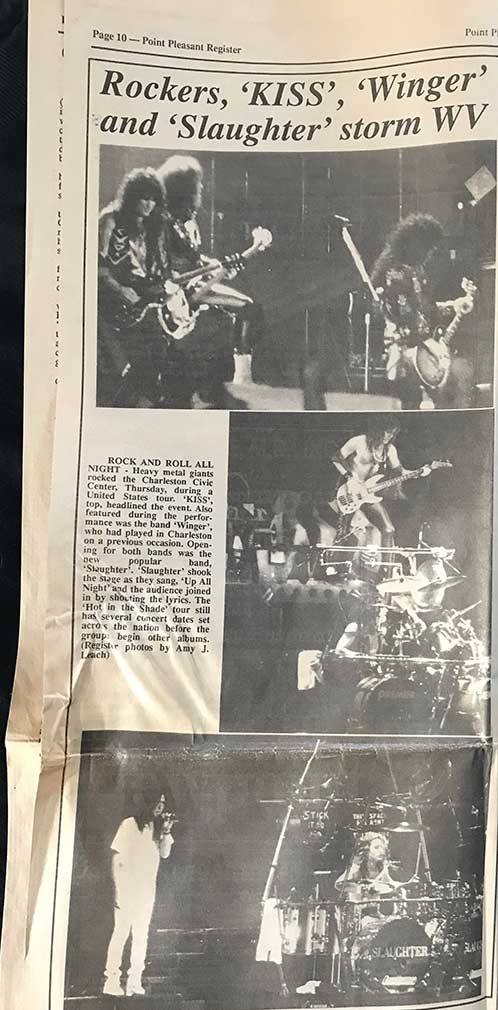 Review from Charleston, WV, USA 01 November 1990 show