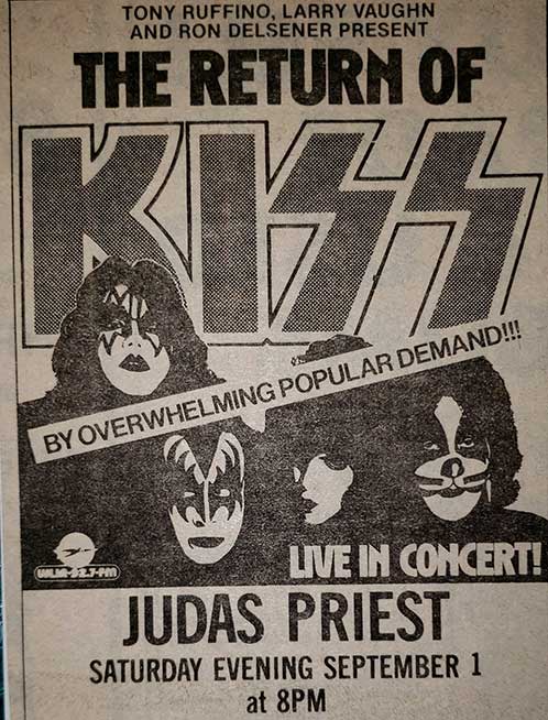 Advert from Uniondale, NY, USA 01 September 1979 show