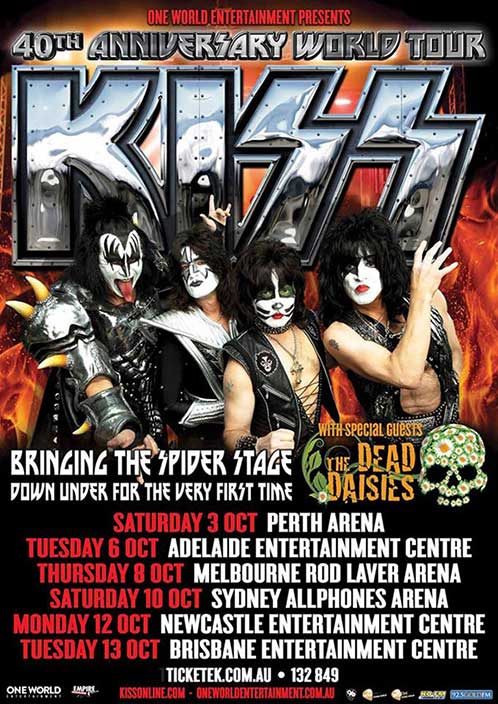 Poster from Melbourne, Australia 08 October 2015 show