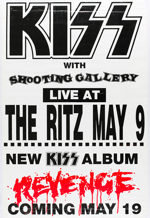 Poster from New York, NY, USA 09 May 1992 show