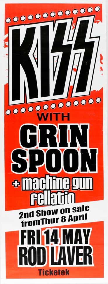 Poster from 14 May 2004 show Melbourne, Australia