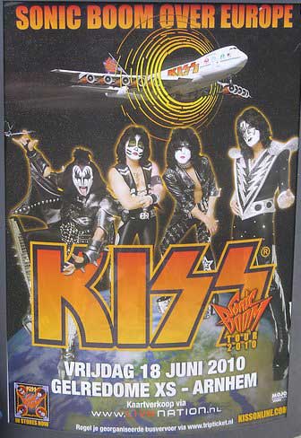 Poster from 18 June 2010 show Arnhem, Netherlands
