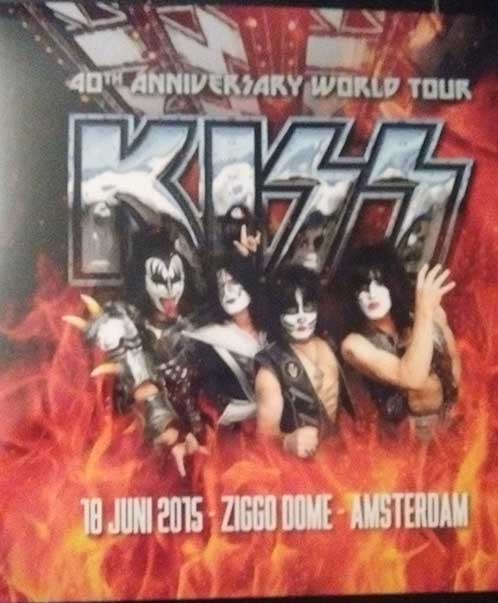 Poster from Amsterdam, Netherlands 18 June 2015 show