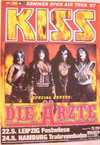 Poster from Leipzig, Germany 22 May 1997 show