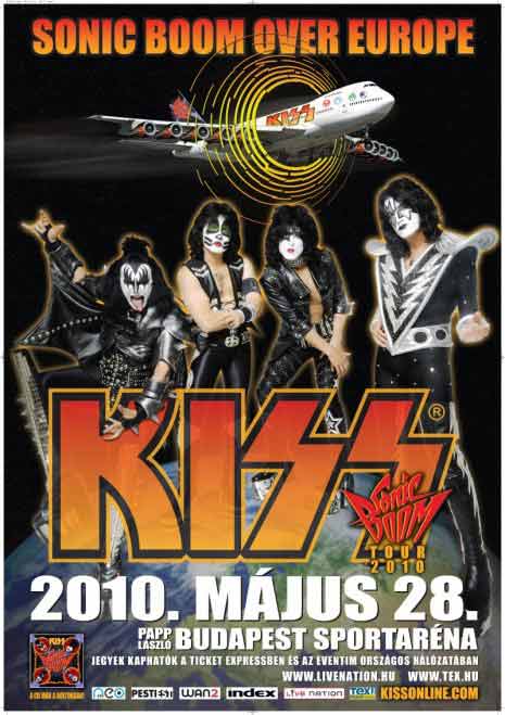 Poster from 28 May 2010 show Budapest, Hungary