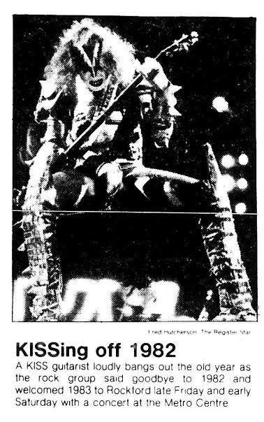 Picture / review from Rockford, IL, USA 31 December 1982 show