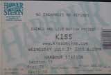 Ticket from 31 July 2013 show St. John, Canada