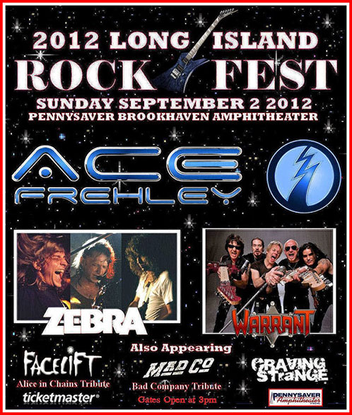 Poster from Ace Frehley Long Island, NY, USA 02 September 2012 show