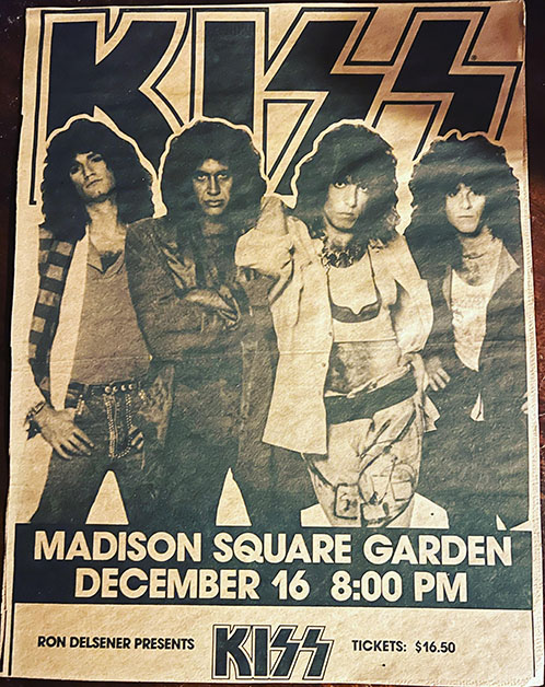Advert from New York, NY, USA 16 December 1985 show