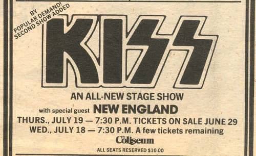 Advert from Cleveland, OH, USA 19 July 1979 show