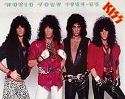 World Tour 1984 - 1985 Tourbook Cover with Bruce Kulick